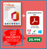 Microsoft Office 2021 Pro + Adobe Acrobat Pro 2020